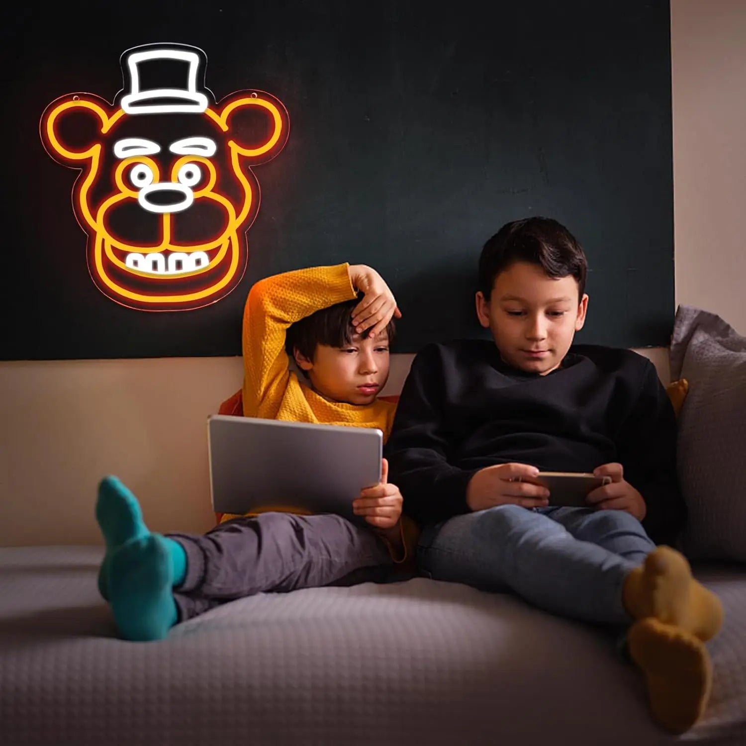 Freddy LED Sign Dimmable USB Powered Neon Light