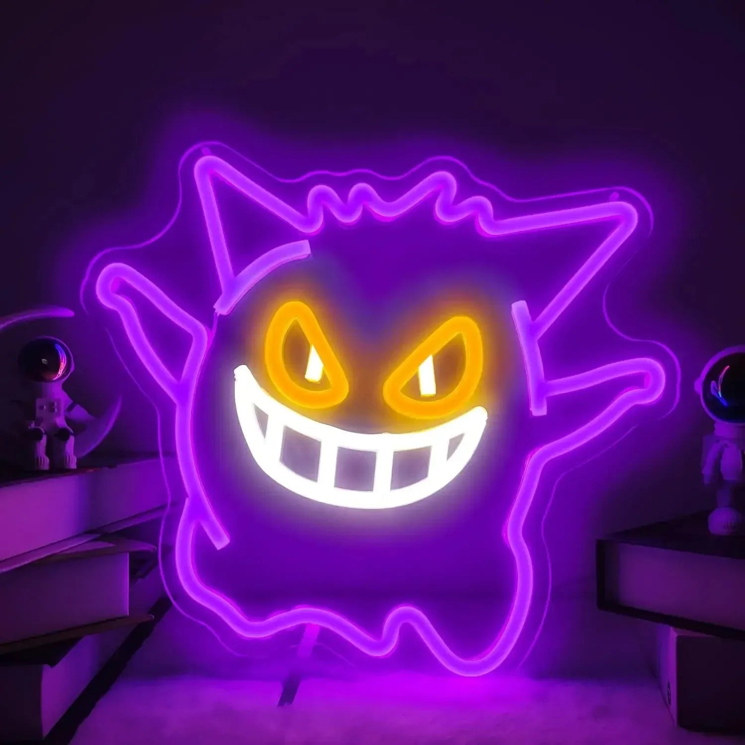 Gengar Neon LED Wall Decor USB Powered
