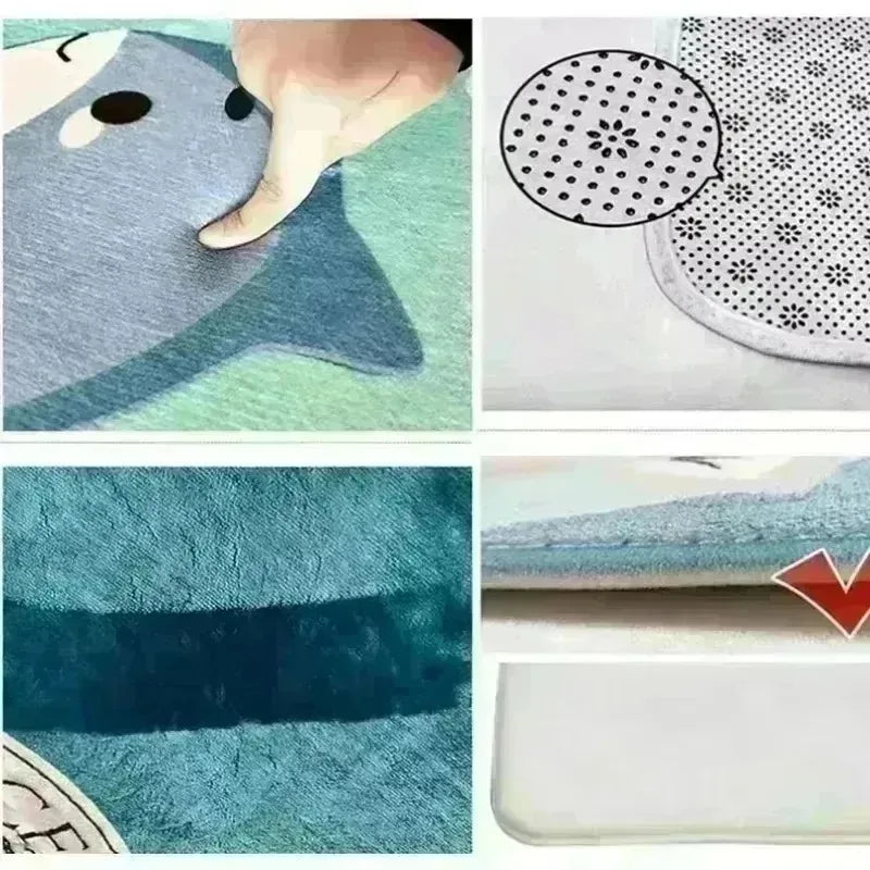 Dollar Money Print Carpet Mat Rug Large Area Bedroom Entryway Non-Slip Stain Resistant Home Decoration