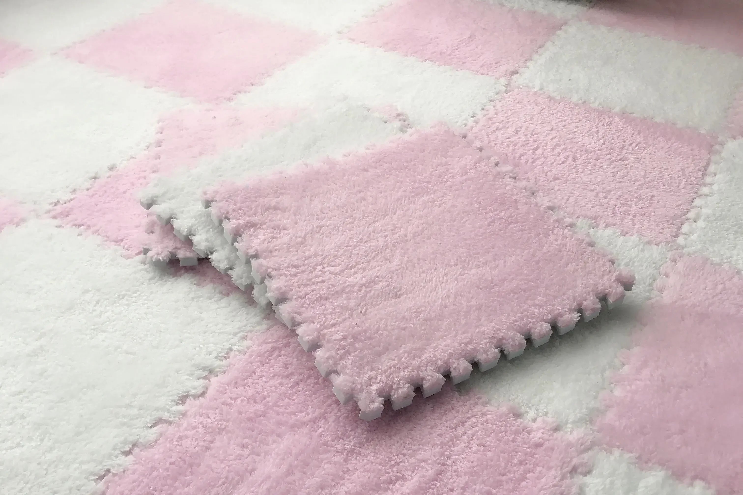 Soft Plush Rug Play Mat Puzzle Carpet Warm Playmat Interlocking Exercise Tiles Floor Carpet