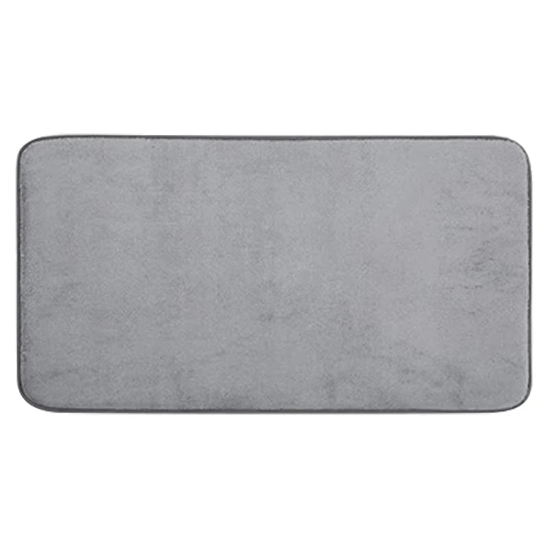 Homaxy Super Absorbent Bath Mat Memory Foam Carpet Non-Slip Toilet Bathroom Rug Soft Living Room Bedroom Shower Decor Foot Rug