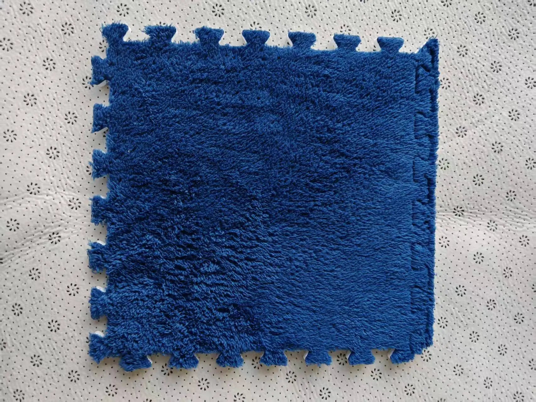 Soft Plush Rug Play Mat Puzzle Carpet Warm Playmat Interlocking Exercise Tiles Floor Carpet
