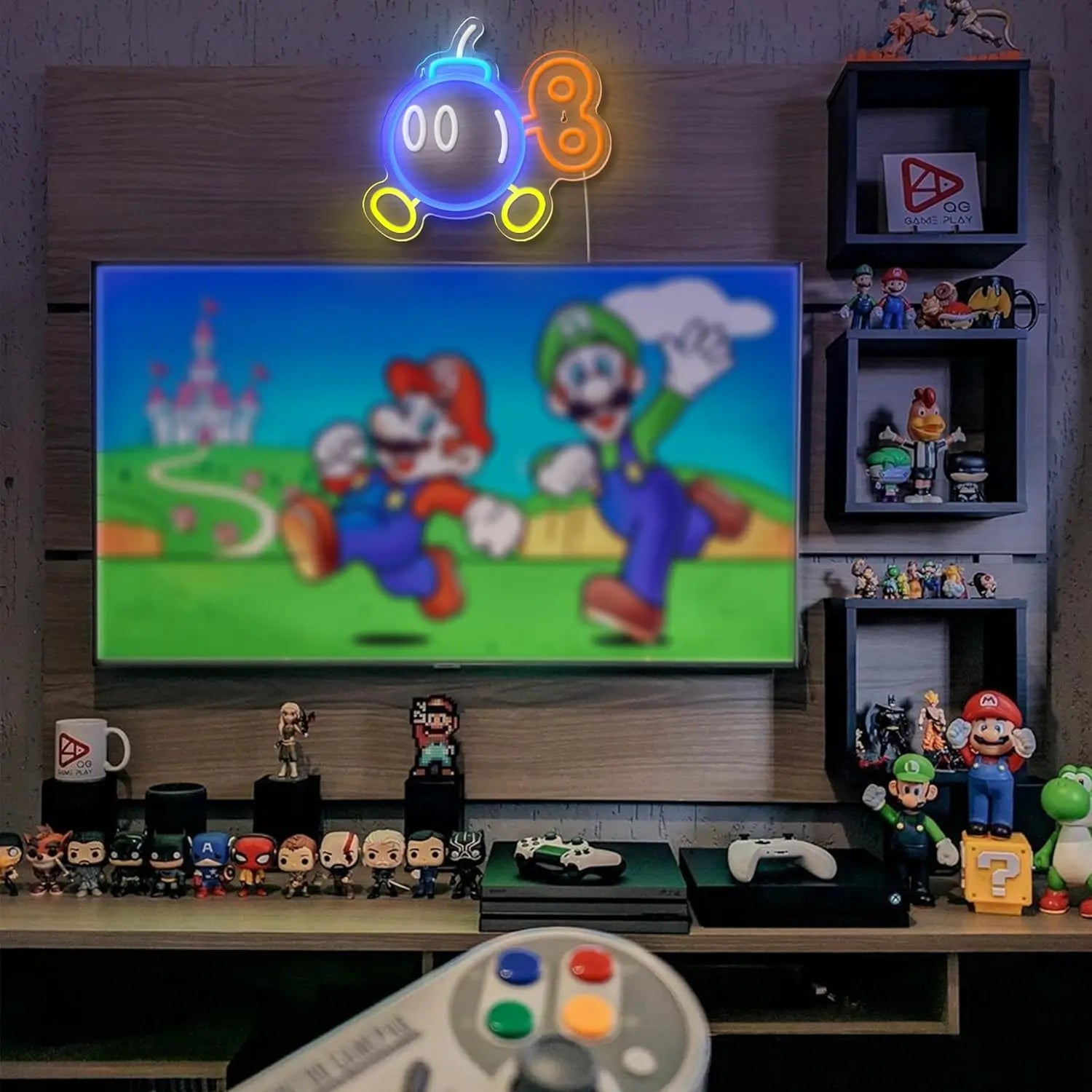 Bob-omb USB Dimmable Cartoon Neon Sign