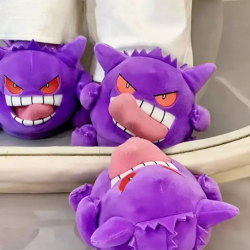 2026 New Pokemon Gengar Slippers Funny Tongue Out Design Soft Sole