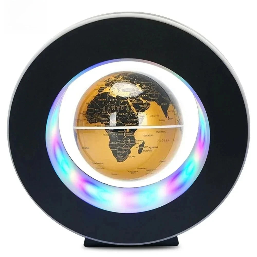 Magnetic Floating Earth Globe Lamp, LED Rotating Globe Levitation Light
